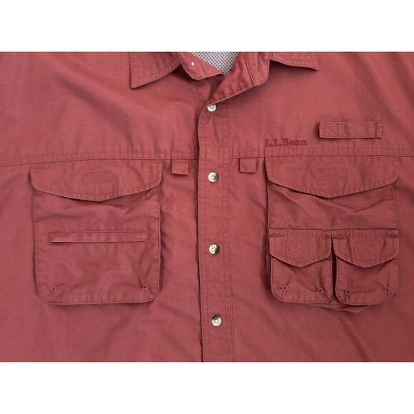 LL Bean Mens Buzz Off Insect Shield Shirt Size XL Fishing Outdoor LS Vented EUC - Picture 4 of 10